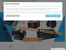 Tablet Screenshot of dj-verkoop.nl
